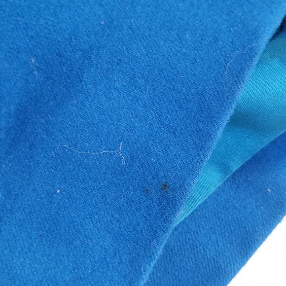 Vintage Pendleton Blue Double-Breasted Women's Coat - Picture 11 of 11